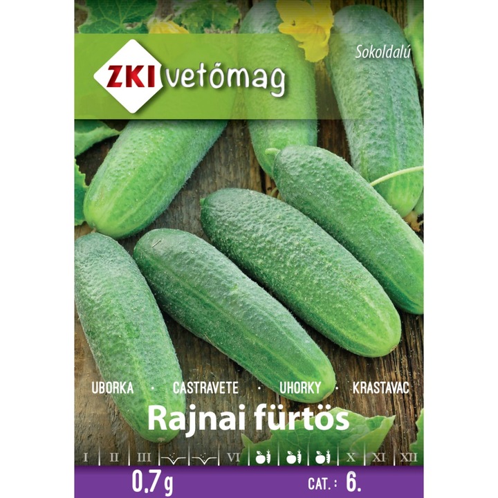 Vetőmag ZKI 6. kategória Uborka/ Rajnai fürtös