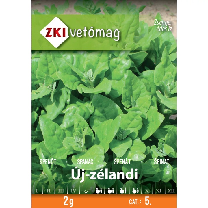 Vetőmag ZKI 5. kategória Spenót/ Új-zélandi