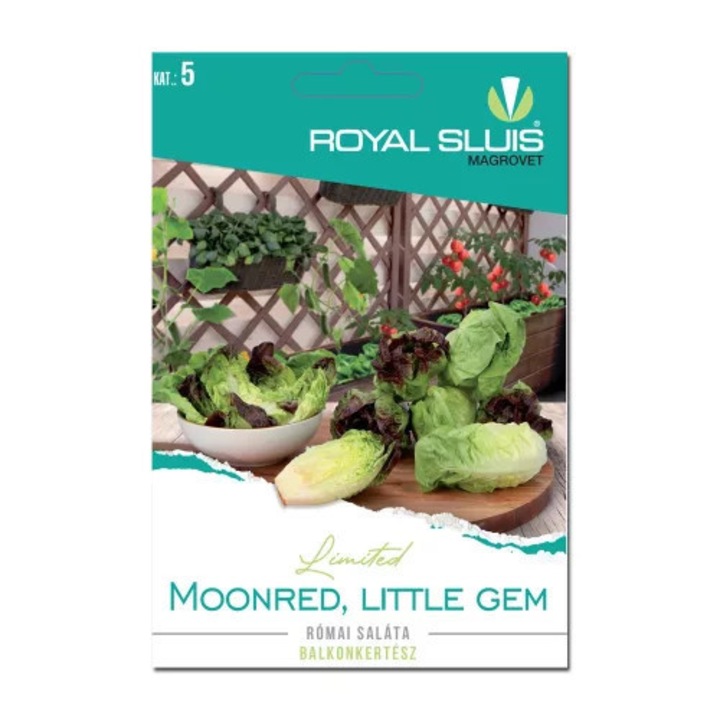 Vetőmag Royal Prémium 5. kategória Római saláta/ Moonred, little gem