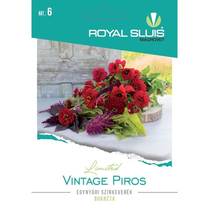 Vetőmag Royal Prémium 6. kategória Egynyári színkeverék/ Vintage Piros