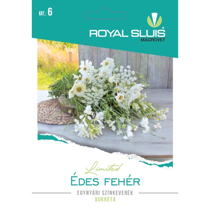 Vetőmag Royal Prémium 6. kategória Egynyári színkeverék/ Édes Fehér