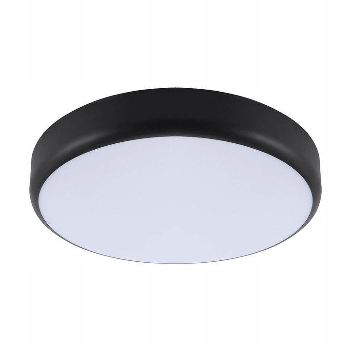 Plafon LED Struhm Goliat / таванна лампа, херметична със сензор за движение HF 5,8GHz, IP65, променлива цветна температура 2700-6500K, черен, O 33 см, 25W