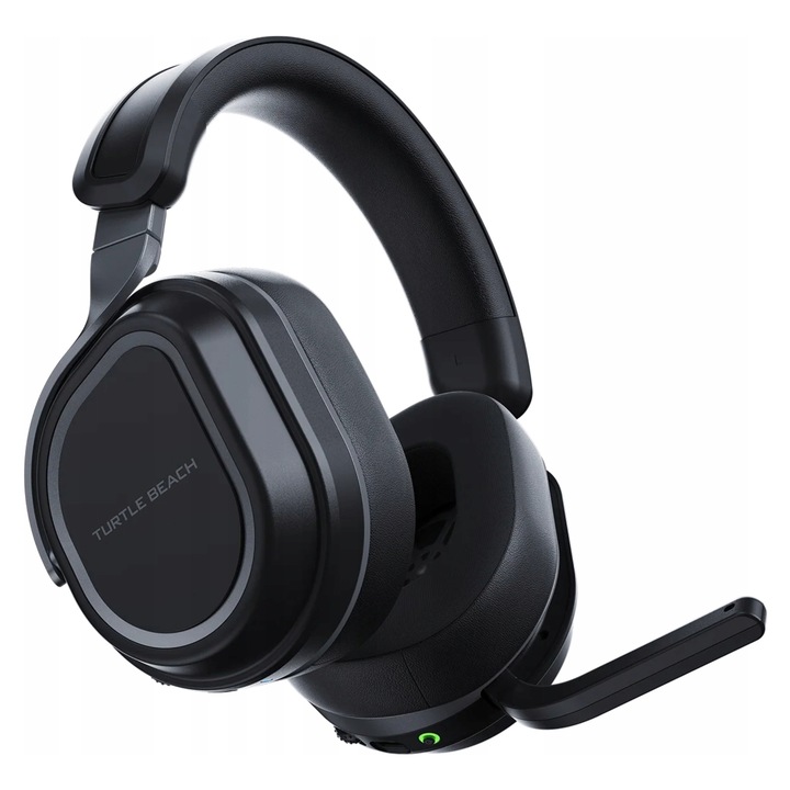 Casti de gaming Turtle Beach Stealth 700 Gen 3, wireless CrossPlay, dublu transmitator USB, 2.4 GHz + Bluetooth 5.2, difuzoare 60 mm, microfon rotativ cu reducere zgomot AI, autonomie 80h, Negru