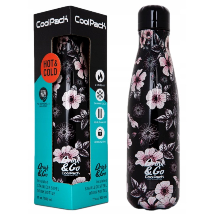 Termosz CoolPack Helen fehér 0.5L 27x7cm