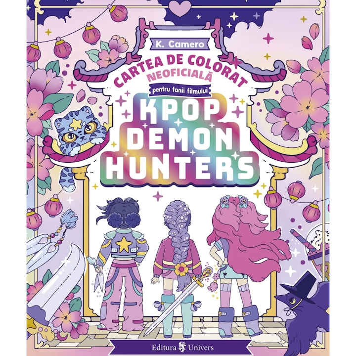 Carte de colorat K-pop Demon Hunters, K Camero