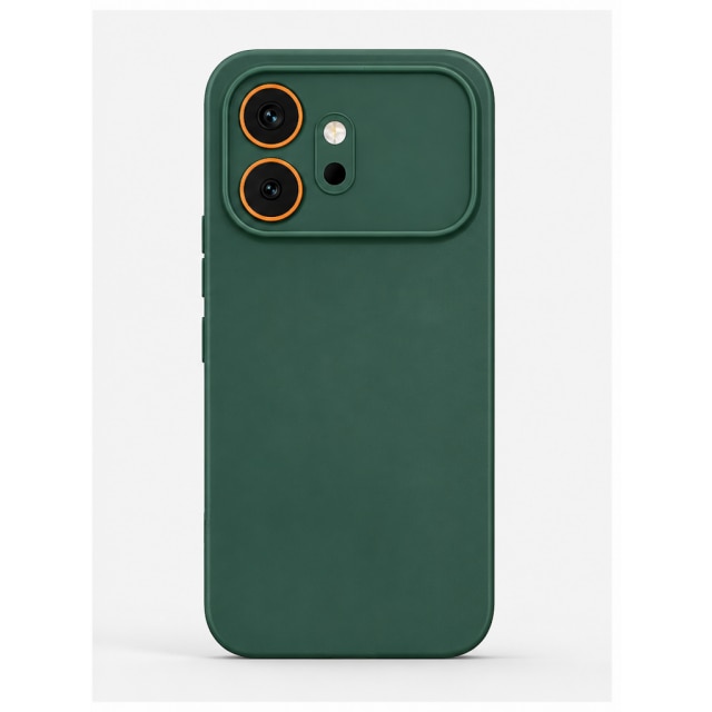 Husa Upzz® Slim New Compatibila Cu Honor 600, Silicon Soft Slim Anti Amprente, Protectie La Camera, Verde
