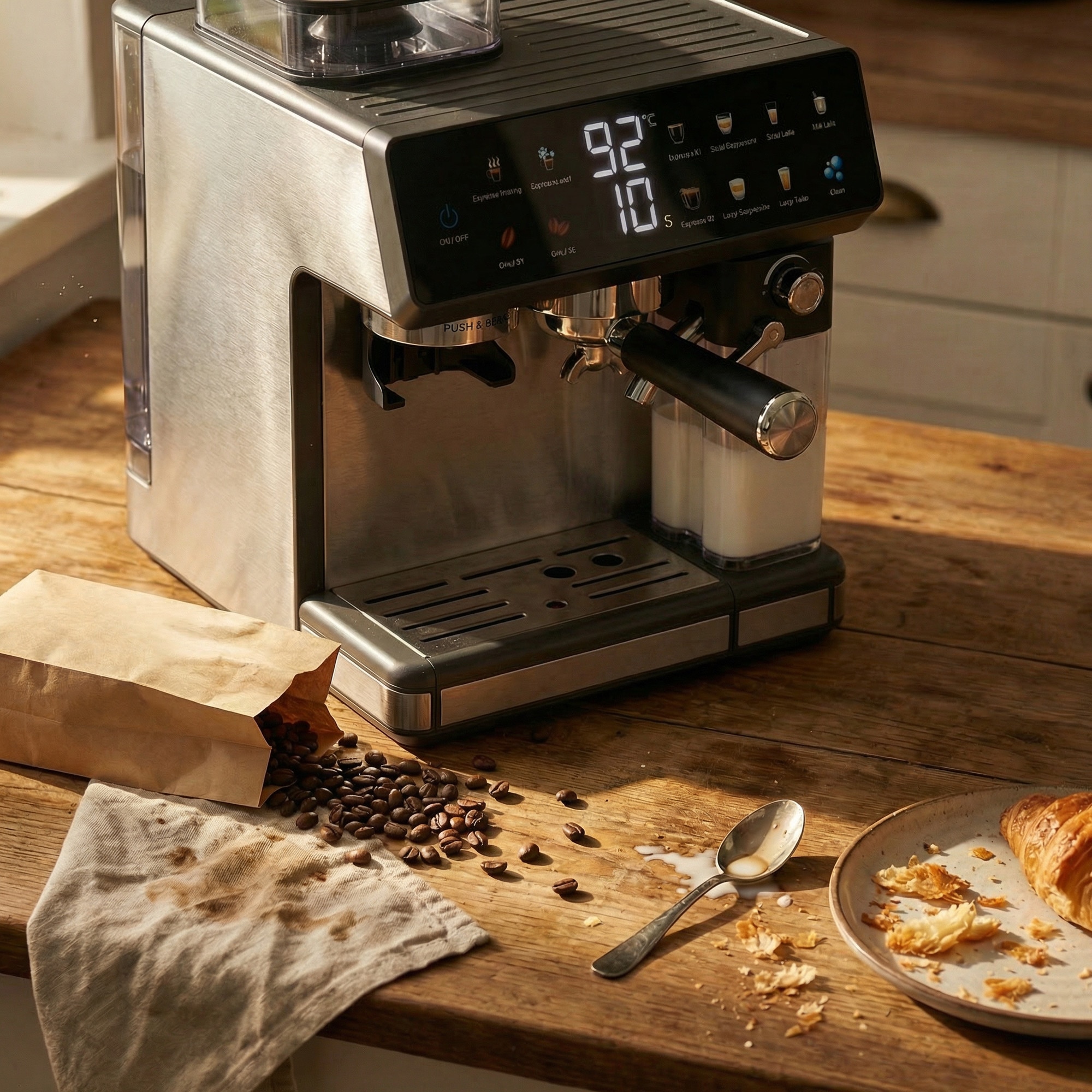 Espressor cu rasnita Barista Expert IZ-6028, Izzy, 1450W, 20 Bar