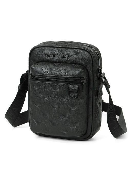 Emporio Armani Y4M365 Y142V férfi táska, fekete bőr, 22x17x7cm