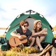 Cort De Camping Automat, Cort Pop-Up, Cort Instantaneu Automat Pentru 2-3 Persoane, Usor, Impermeabil, Usor De Instalat Pentru Camping In Aer Liber, Drumetii, Alpinism, Include Geanta De Transport