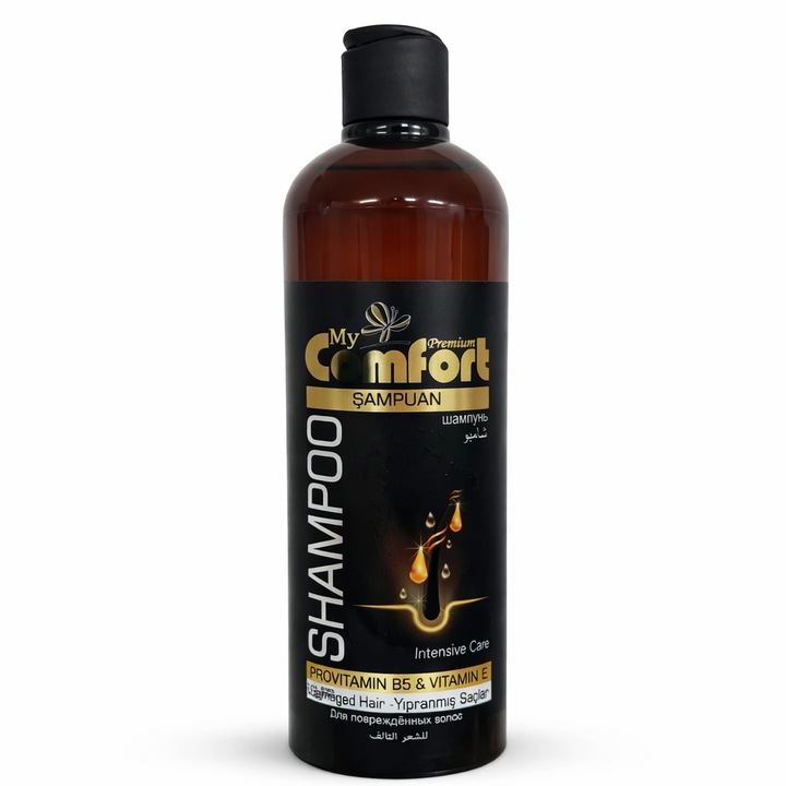 Sampon de par 600 ml – Provitamina B5 si Vitamina E – My Comfort