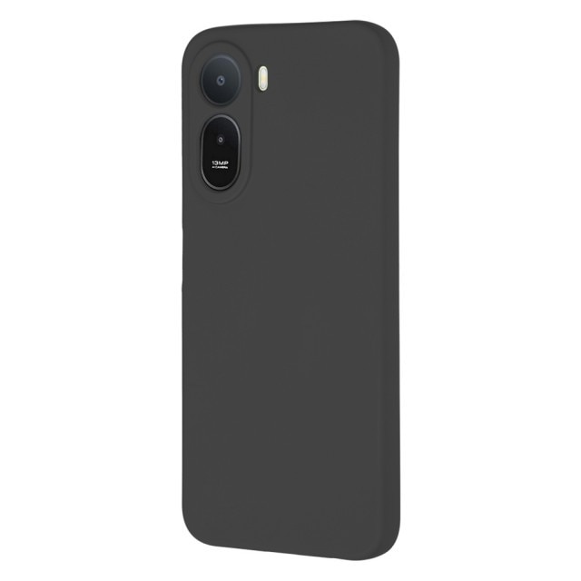 Husa Upzz® SoftFlex Compatibila Cu Xiaomi REDMI A7 PRO, Silicon Soft, Protectie La Camera, Alcantara La Interior, Black