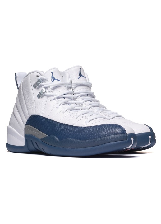 Мъжки спортни обувки, Nike, AIR JORDAN 12 RETRO, бели, кожа, 42.5 EU