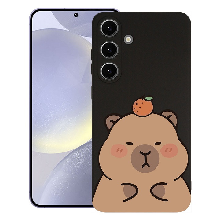 BestCase® Husa TPU Ultra Slim Compatibila cu Samsung Galaxy S26, Cute Capybara, Protectie Camera, Rezistenta la uzura, 3145692 B 2023