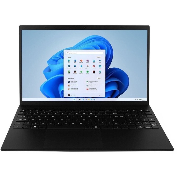 Laptop TechBite ZIN 5, Intel Celeron N4020, 15.6 inch FHD, 4GB RAM, 128GB SSD, Windows 11 Home in S mode, Negru (INT Keyboard)
