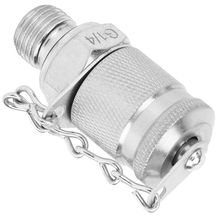 Adaptor masurare presiune 1/4-M16x2, otel galvanizat, transparent, rezistent