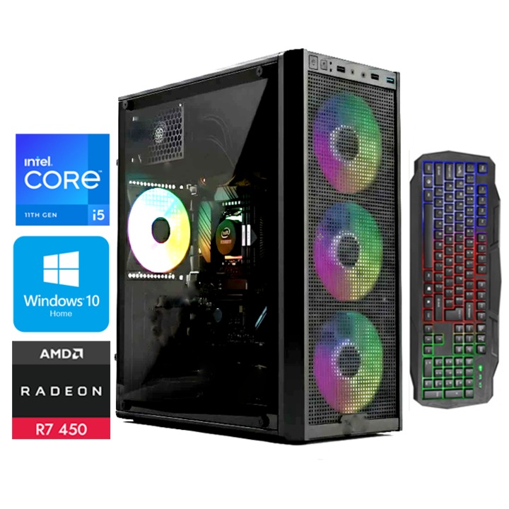 PC Gaming JUNIOR OK 3-7 Ani Intel ® I5 4570, Video ATI Radeon® R7 450 4GB RAM, 16 GB RAM, 500GB Hdd, opt
