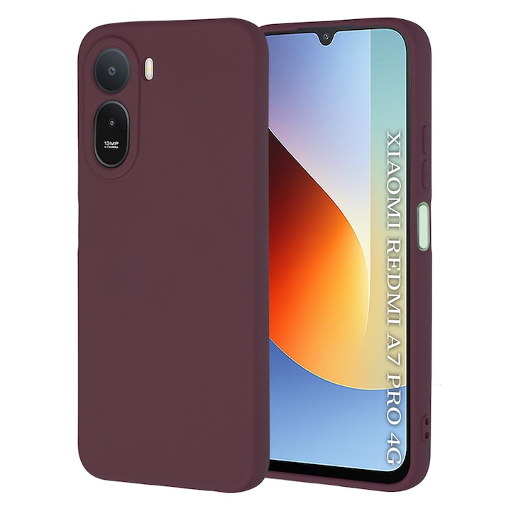 Carcasa de protectie pentru Xiaomi Redmi A7 Pro 4G, bordo
