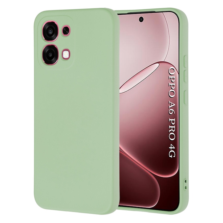 Husa pentru Oppo A6 Pro 4G / A6 Pro 5G - Techsuit SoftFlex - Mint Green