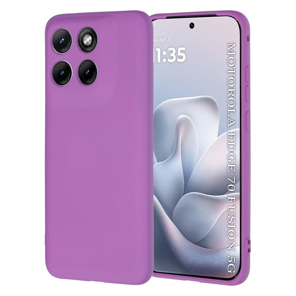 Husa pentru Motorola Edge 70 Fusion - Techsuit SoftFlex - Purple
