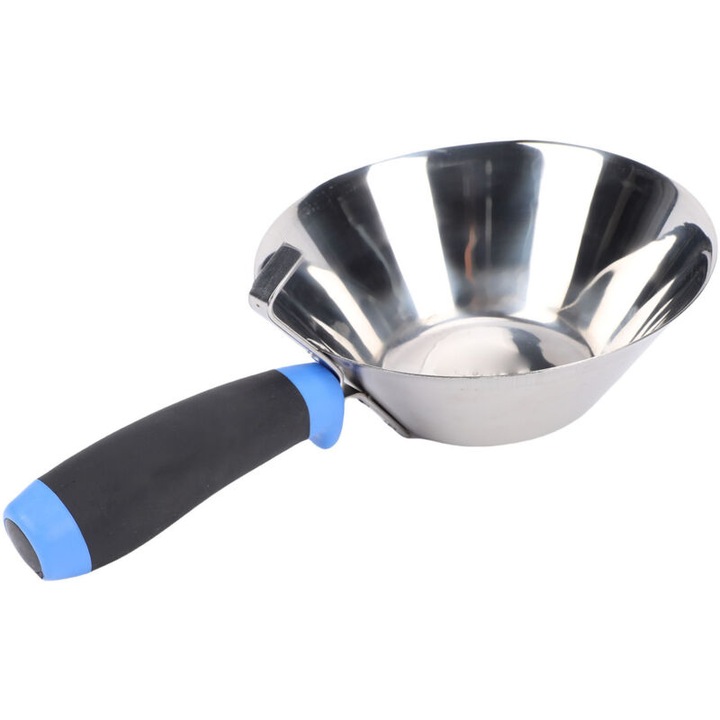 Lopata tencuit inox cu maner TPR antiderapant 35x15cm