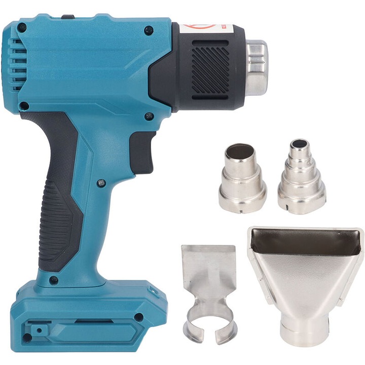 Pistol de lipit portabil, 3 viteze, ABS, fara fir, 20x16x7cm, set 5 piese