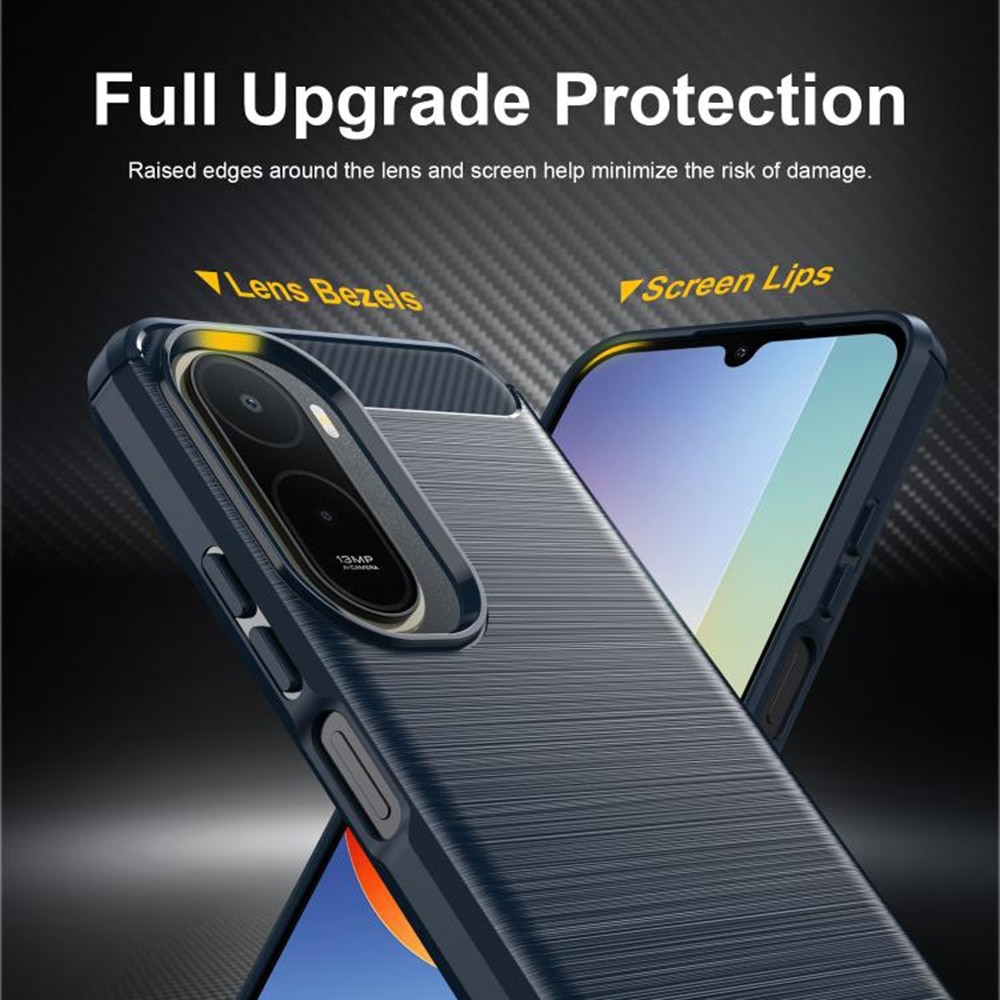 Husa pentru Xiaomi Redmi A7 Pro 4G - Techsuit Carbon Silicone - Blue