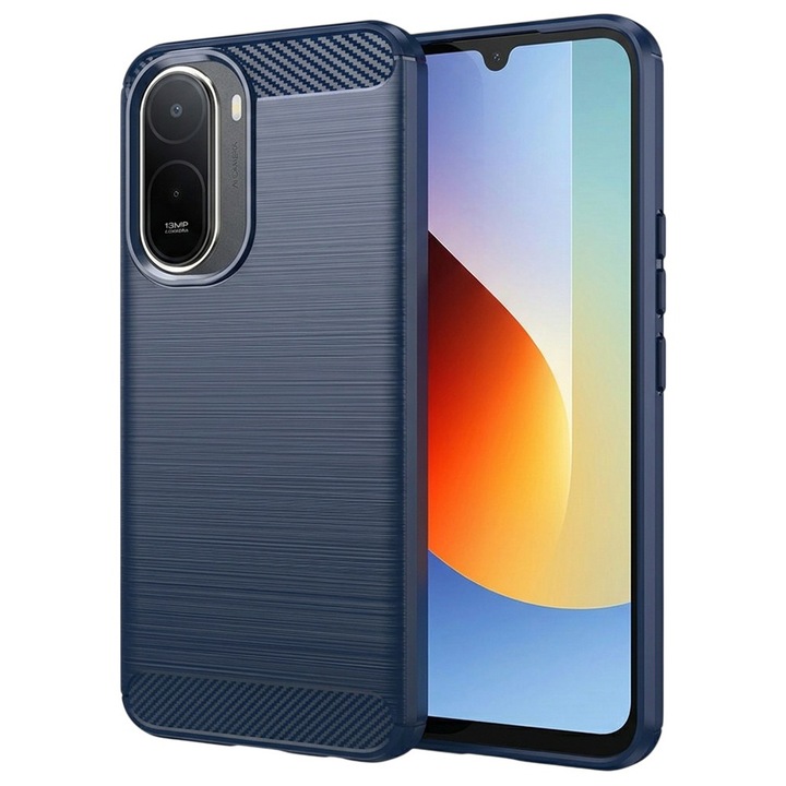 Husa pentru Xiaomi Redmi A7 Pro 4G - Techsuit Carbon Silicone - Blue