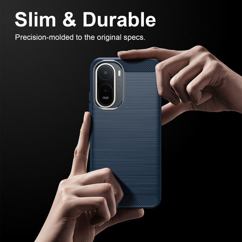 Husa pentru Xiaomi Redmi A7 Pro 4G - Techsuit Carbon Silicone - Blue