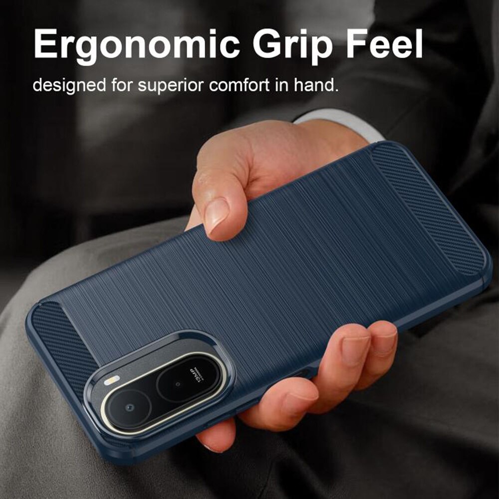 Husa pentru Xiaomi Redmi A7 Pro 4G - Techsuit Carbon Silicone - Blue