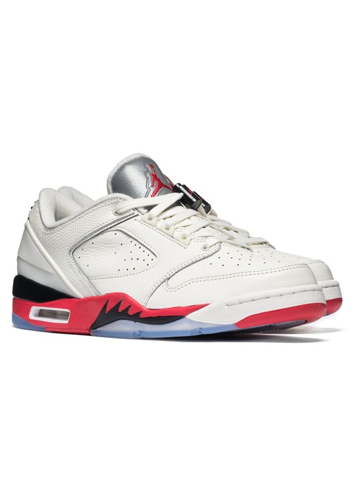 Мъжки кецове Nike Jordan Sixty Plus Low, кожа, гумена подметка, бял
