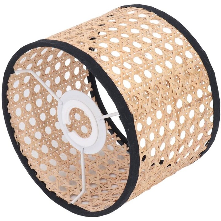 Rattan hatszögletű lámpaernyő 16x12cm többszínű szett