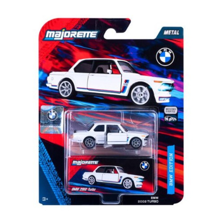 BMW 2002 Turbo - fehér - BMW edition Deluxe - Majorette - 1:64