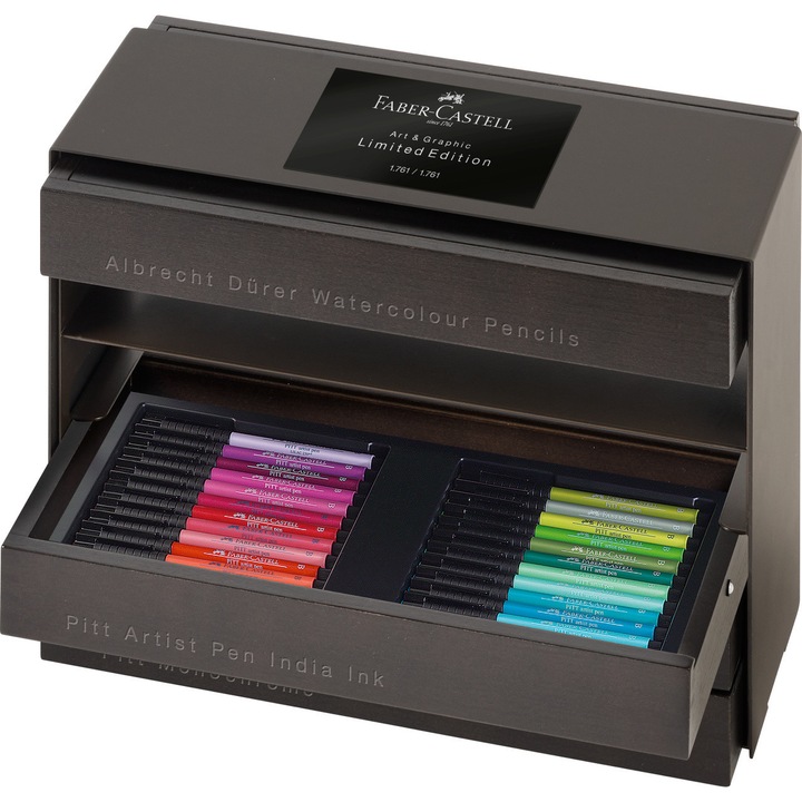Cutie Lemn Editie Limitata Faber-Castell Arta si Grafica Set Profesional Desen