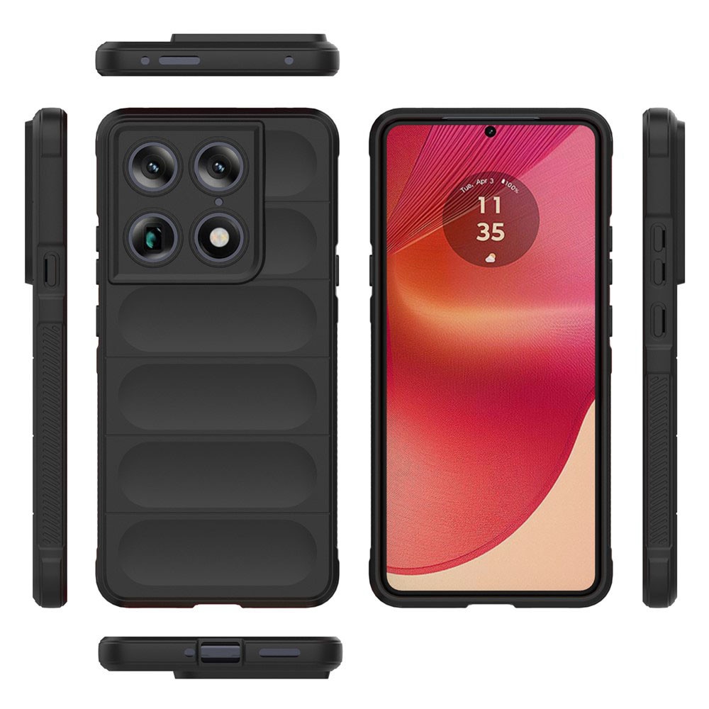 Husa Telefon Stef's Cat, Magic Shield, compatibil cu Motorola Signature, negru