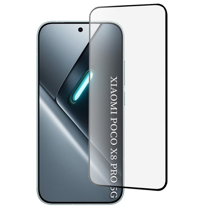 Folie Premium ESD Glass pentru Poco X8 Pro – Full Cover, Anti-Static, Ultra-Claritate