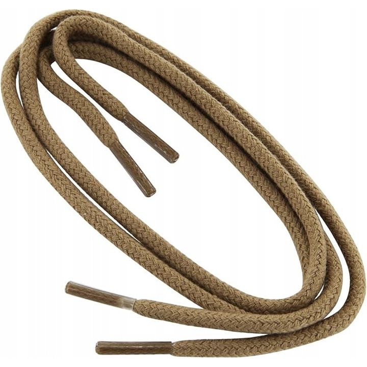 Sireturi rotunde groase Collonil, bej, 45 cm, set pereche