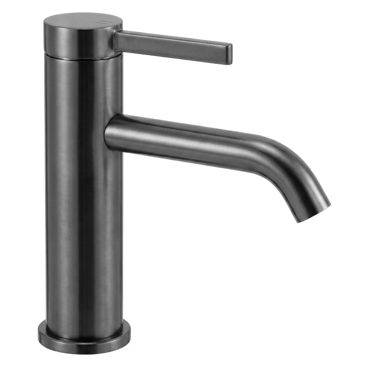 Rea смесител за мивка Rivo Low, Титан, 10x5x16,5см