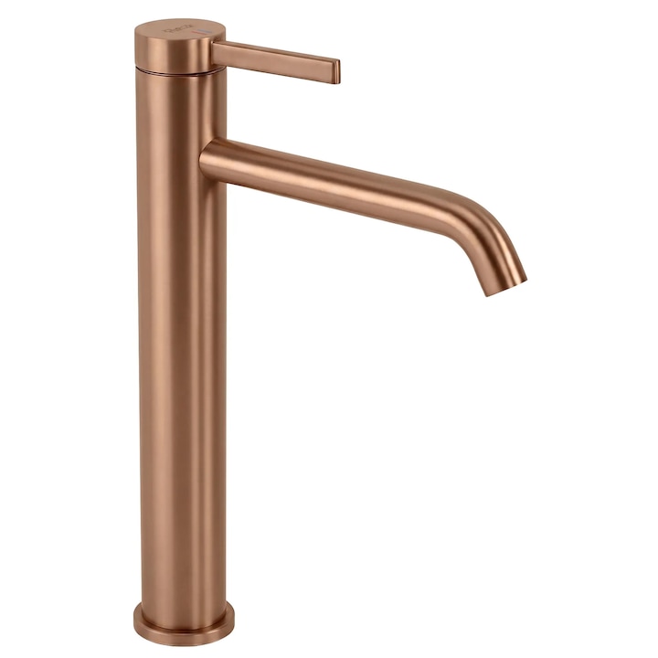 Rea смесител за мивка Rivo High, матирана мед, 15,5x5x28см