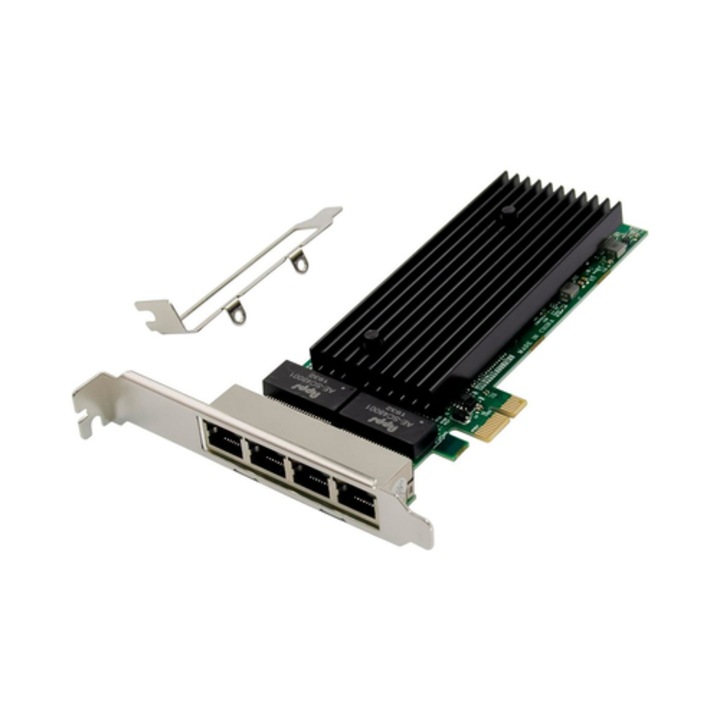 MicroConnect MC-PCIEX1-82576-Q PCIe x1 négyszeres RJ45 hálózati kártya