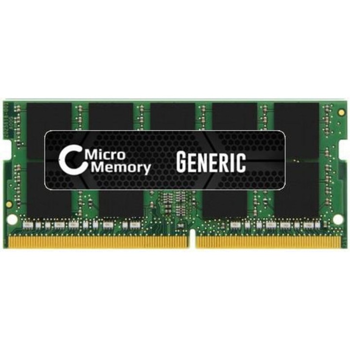 Memorie laptop CoreParts MMHP225 32GB DDR4 2666MHz verde 260-pin SO-DIMM