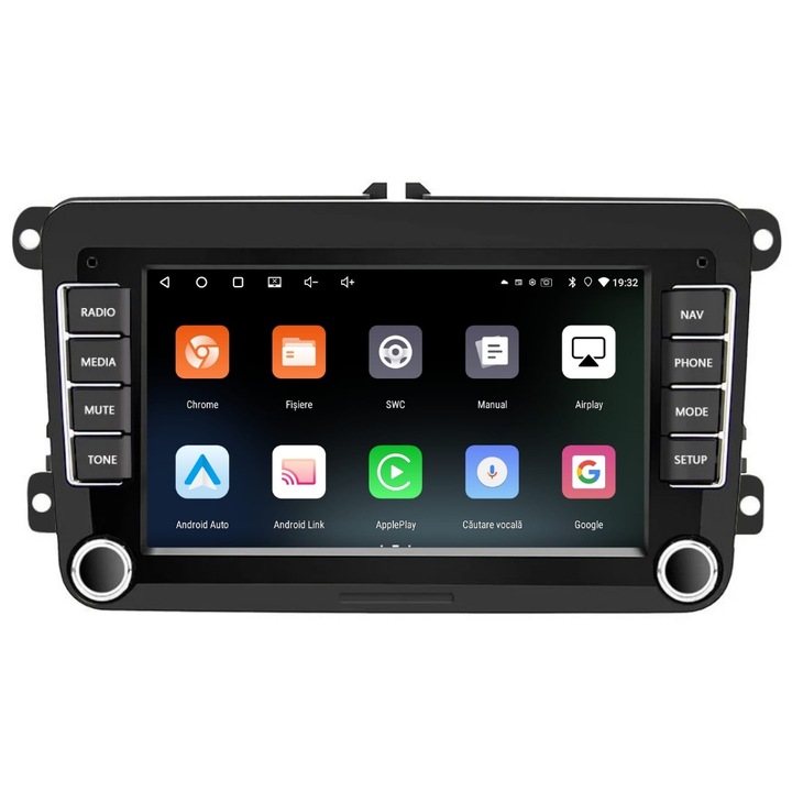 Navigatie PilotOn VW Tiguan 1 2007-2018 7 inch 4GB 64GB 4 Core