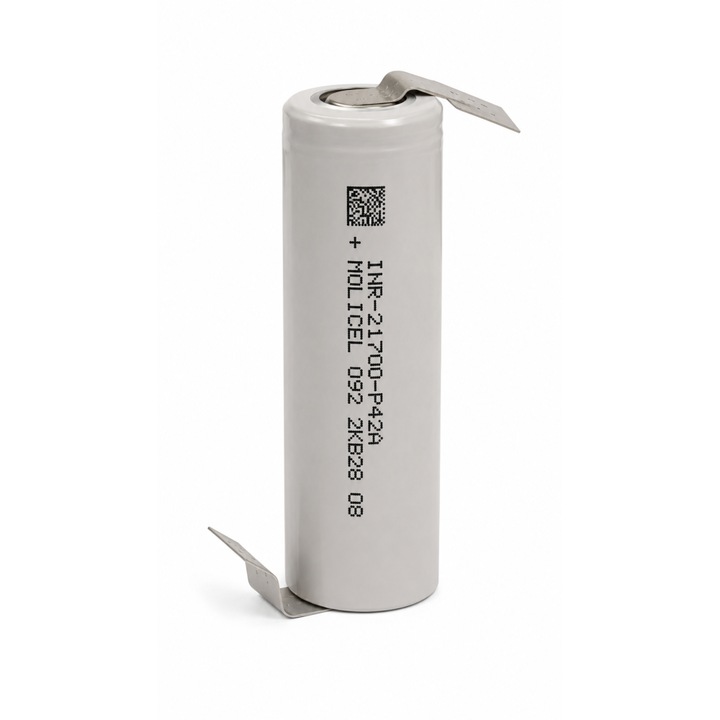 Acumulator Molicel INR21700-P42A 4000mAh 45A 3.6V 21700 cu Urechi de Lipire in Z