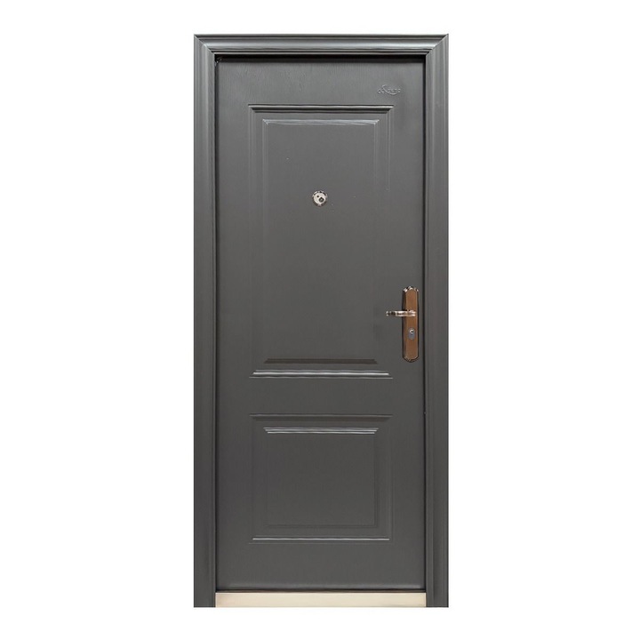 Usa metalica intrare Compact 19, gri antracit, 86 x 205 cm, stanga