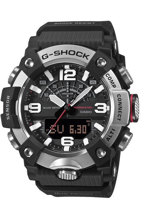 Ceas barbati G-SHOCK Master of G Land Mudmaster Bluetooth negru 55x56mm