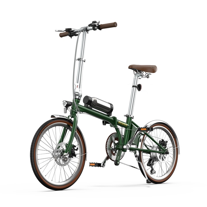 Az ONESPORT OT02 pro összecsukható elektromos kerékpár egy 20 hüvelykes mini elektromos kerékpár, amely 36V 5.2Ah akkumulátorral van felszerelve, 25-35 kilométeres hatótávolságot biztosítva. 250W, kompakt és könnyű (17.5 kg). (zöld)