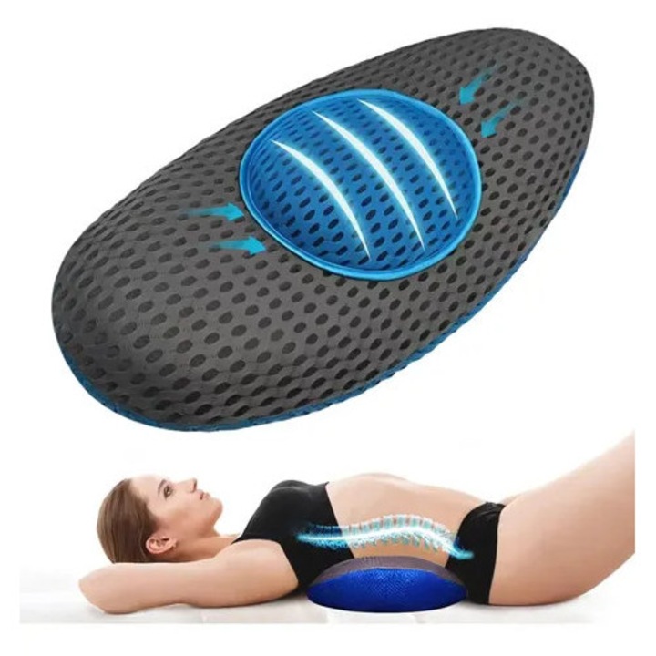 Comfy Curve Ortopéd Deréktámasz Párna, Hát- és Gerinctámasz, Izomlazítás és Testtartás Korrekció, Ergonomikus