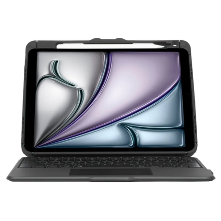 Targus VersaVu QWERTY Skandináv Bluetooth billentyűzet, fekete, 28x30.3x2.4cm