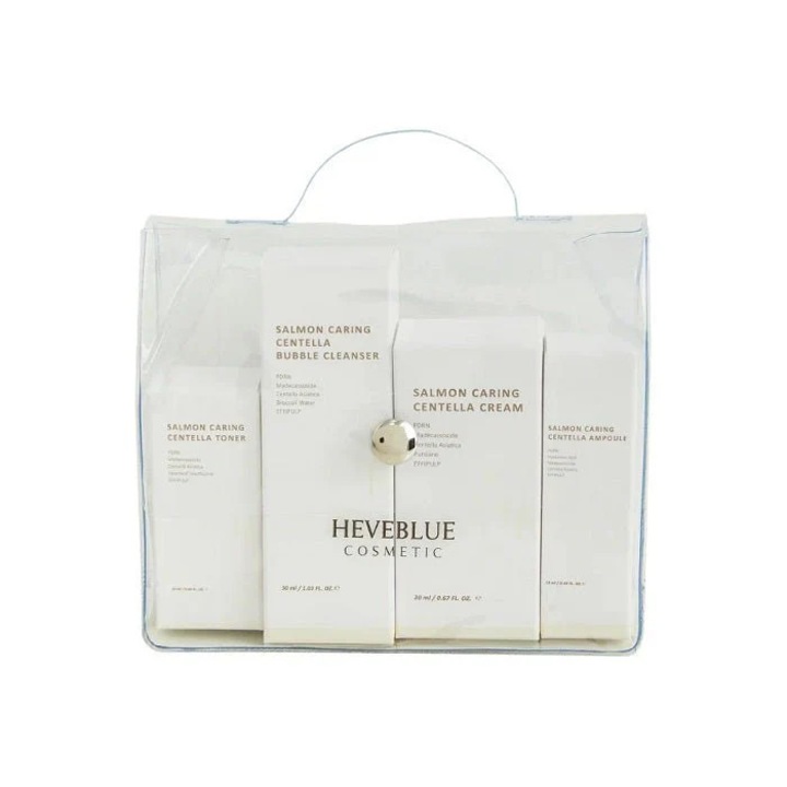 SALMON CARING CENTELLA SPECIAL TRAVEL KIT BAG - Teljes Utazási Ápoló Készlet