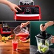 Blender Profesional de bucatarie 2 in 1, Multifunctional, 2.5L, motor din cupru, 15 viteze, 4500W, Zdrobire Gheata, Autocuratare