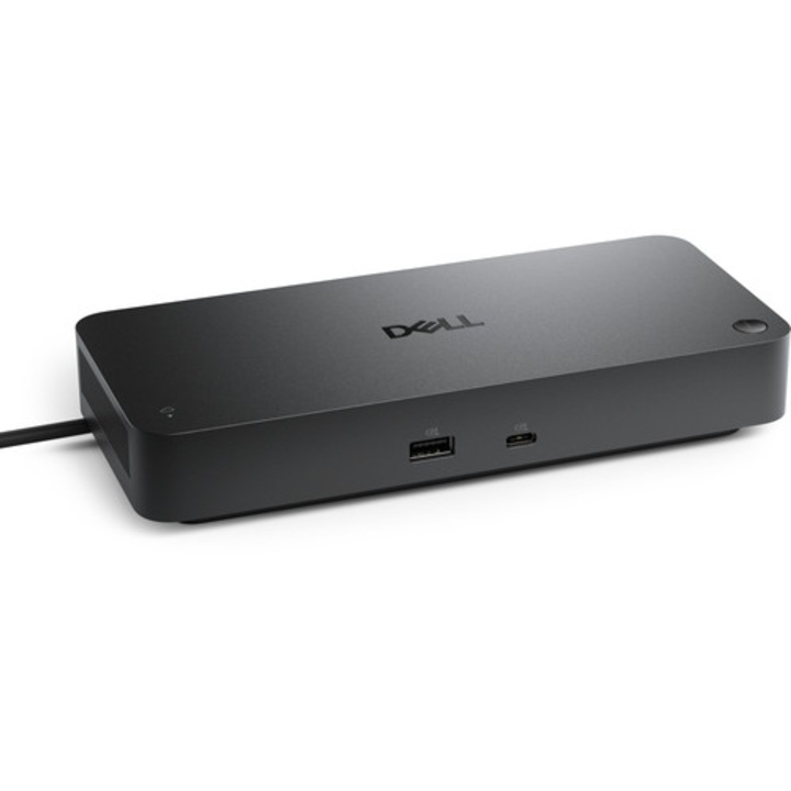 Statie de andocare Dell Pro Thunderbolt 4, 130W, negru, 8K Ultra HD, 7680x4320px